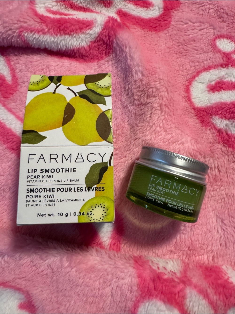 Farmacy Lip Smoothie Pear Kiwi Lip Balm - New In Box